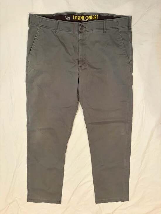 Lee Other - Lee Extreme Comfort Pants Men's 40x34 Grey Straight Fit